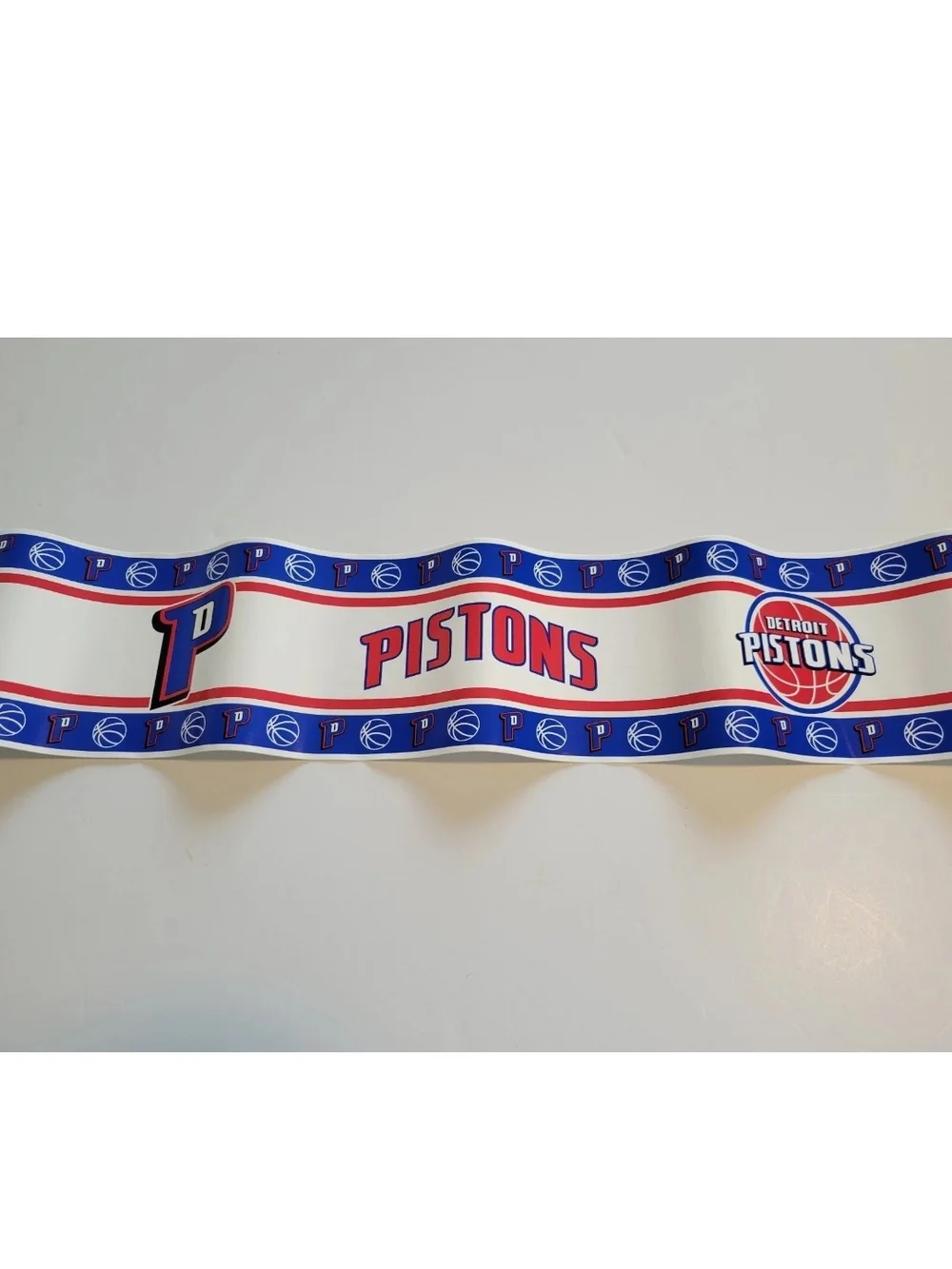 NBA Detroit Pistons Peel & Stick Wall Border - Blue, Red, White